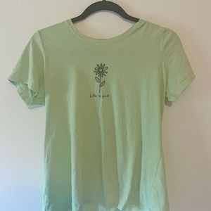 life is good flower tee!